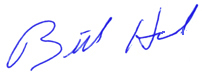 Bill Heid signature